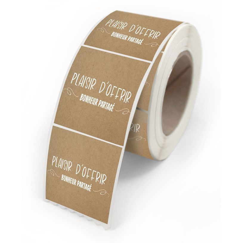 3281650578126-Etiquettes plaisir d offrir naturel 4x3,5cm - rouleau de 500-P_405233072_1-0