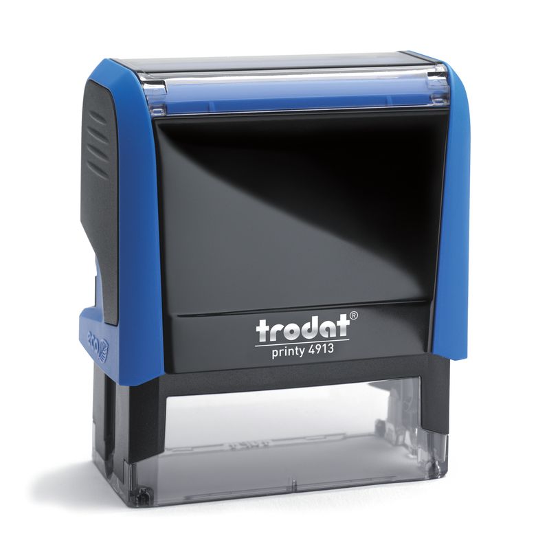 0092399431855-Tampon personnalisé avec 5 lignes - zone d'impression 58 x 22 mm - Trodat Printy 4913 ble-P_405233093_1-1