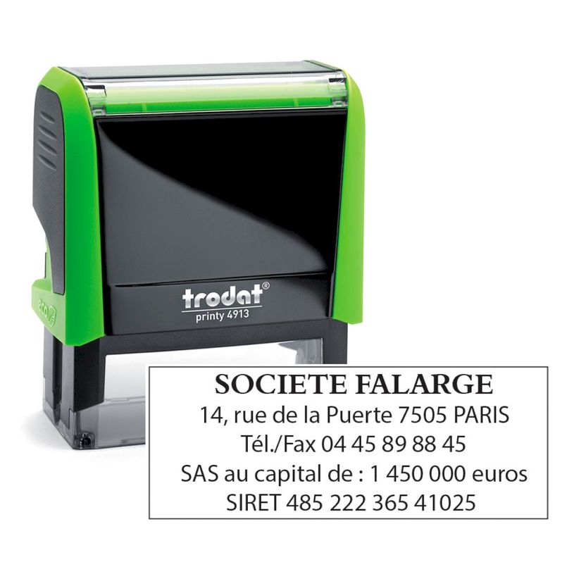 0092399432371-Tampon personnalisé avec 5 lignes - zone d'impression 58 x 22 mm - Trodat Printy 4913 ver-P_405233095_3-0