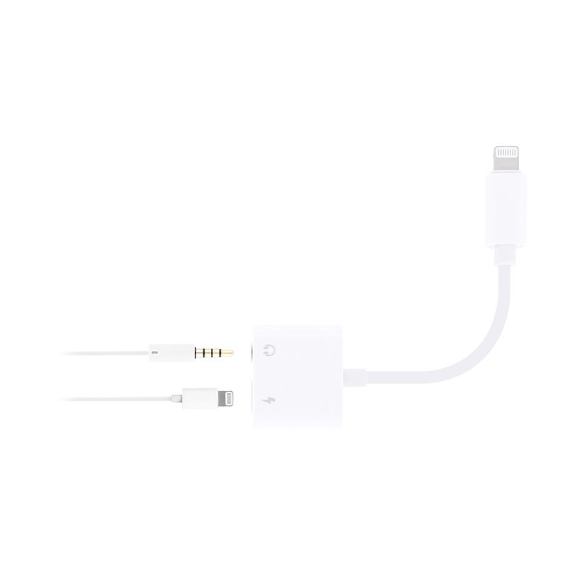 3303170114315-T'nB - Lightning vers prise casque/adaptateur de charge - Lightning mâle pour prise audio de 3,5 mm, Lig-P_405233180_6-2