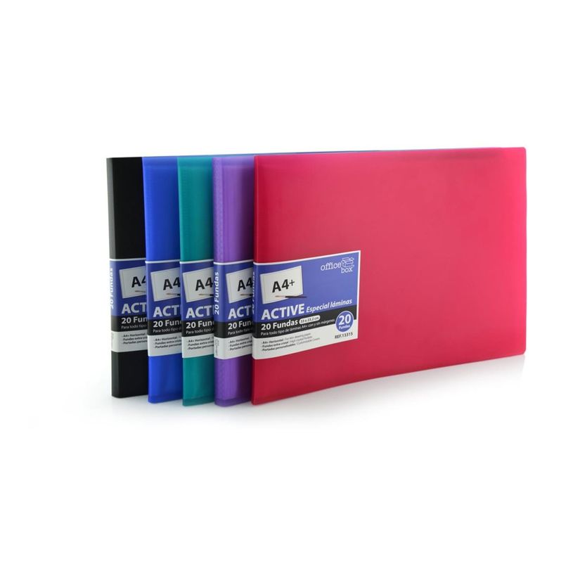 8435258913352-Office Box Supra - Libro de pantalla - 20 compartimentos - 40 vistas - para A4 plus (232 x 330 mm)-P_405233228_2-1