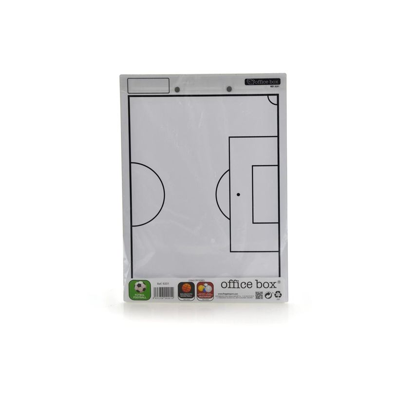 8435258092019-Office Box - Portapapeles - 2 vistas - para A4 Plus (230 x 320 mm) - fútbol - blanco-P_405233231_4-2