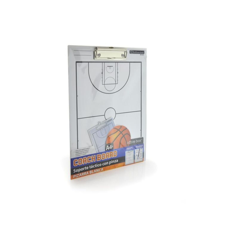 8435258092026-Office Box - Portapapeles - 2 vistas - para A4 Plus (230 x 320 mm) - baloncesto - blanco-P_405233232_2-4