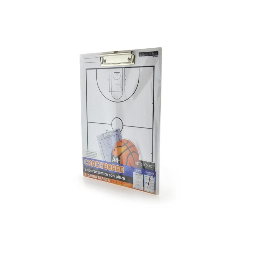 8435258092026-Office Box - Portapapeles - 2 vistas - para A4 Plus (230 x 320 mm) - baloncesto - blanco-P_405233232_3-3