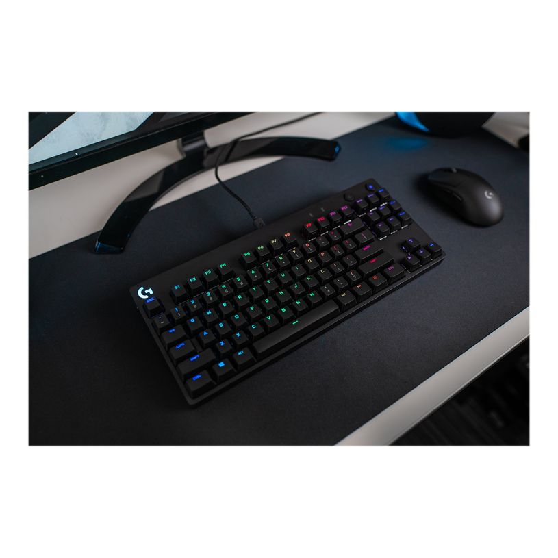 5099206086401-Logitech Clavier de jeu mécanique G Pro - Clavier - backlit - USB - AZERTY - Français - commu-P_405233255_9-8