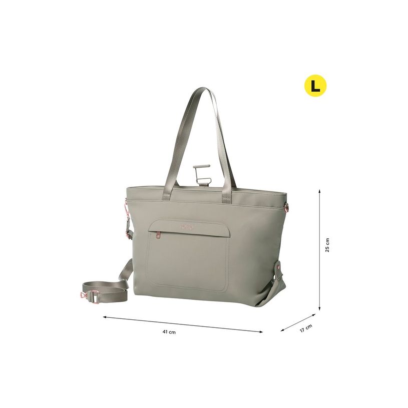 7704758974172-Totto Madrid - Cabas taille L - polyester, matériel métallique - desert taupe-P_405233675_3-4