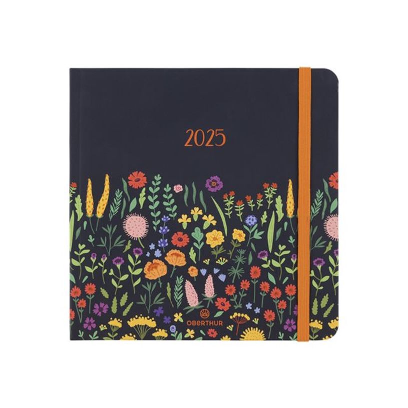 3664447180960-Oberthur Anahita - Agenda - 2025 - carré - 165 x 165 mm - 128 pages -  blanc - countrysid-P_405233853_2-0