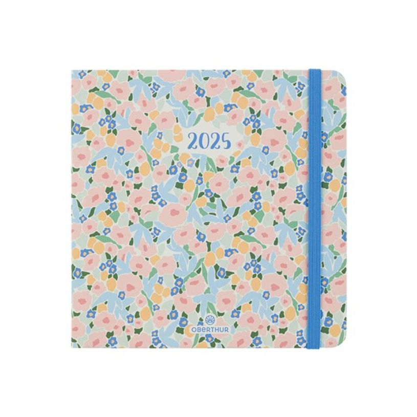 3664447180946-Oberthur Anahita - Agenda - 2025 - semainier - carré - 165 x 165 mm - 128 pages -  blanc -P_405233855_2-0
