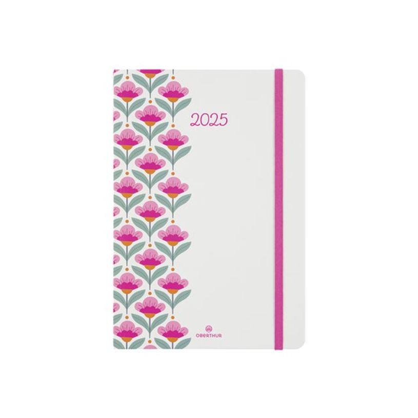 3664447180939-Oberthur Anahita - Agenda - 2025 - semainier - moyen - 170 x 245 mm - 128 pages -  blanc --P_405233861_6-0