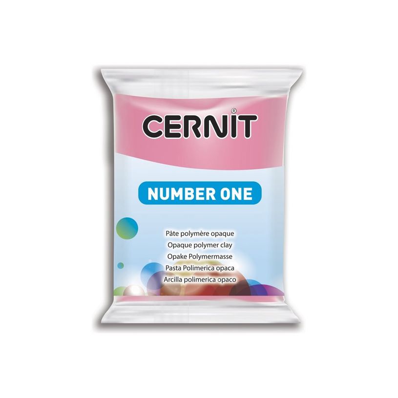 5411711427126-Cernit Number One - Pâte à modeler - 56 g - Fuchsia - argile polymère, PVC-P_405233961_1-0