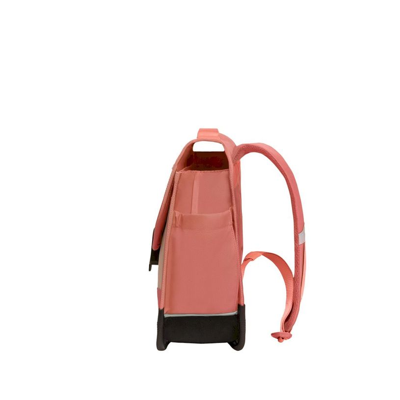 -Cartable scolaire Léo - 38 cm - 2 compartiments - rose - Biopic--2