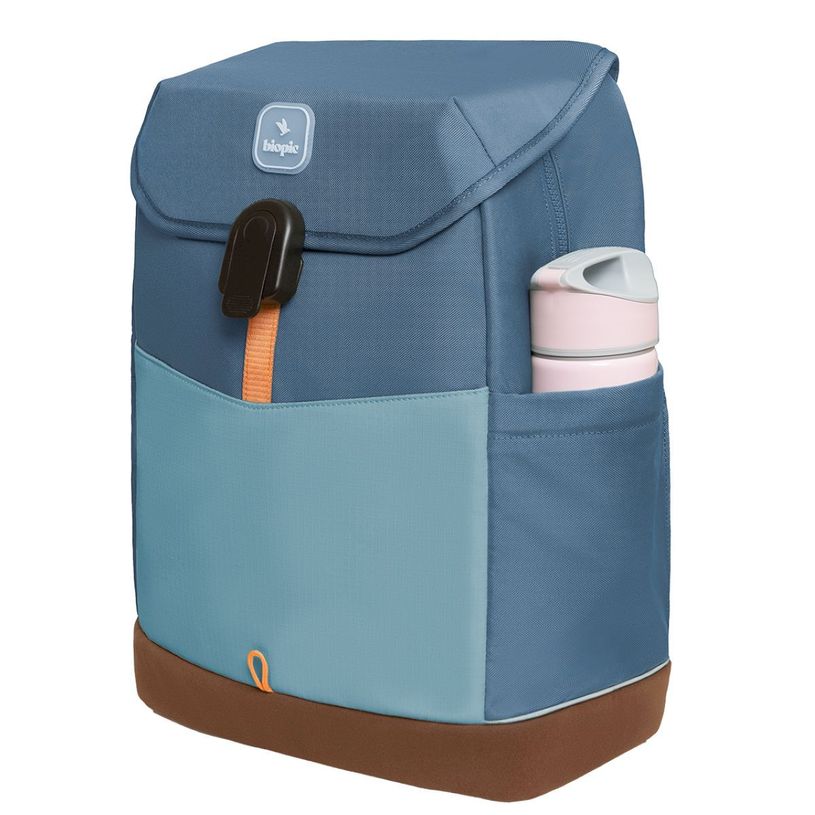 -Sac à dos scolaire Noah - 43,5 cm - 1 compartiment - bleu - Biopic--1