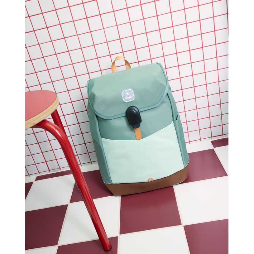 -Sac à dos scolaire Noah - 43,5 cm - 1 compartiment - kaki - Biopic--5