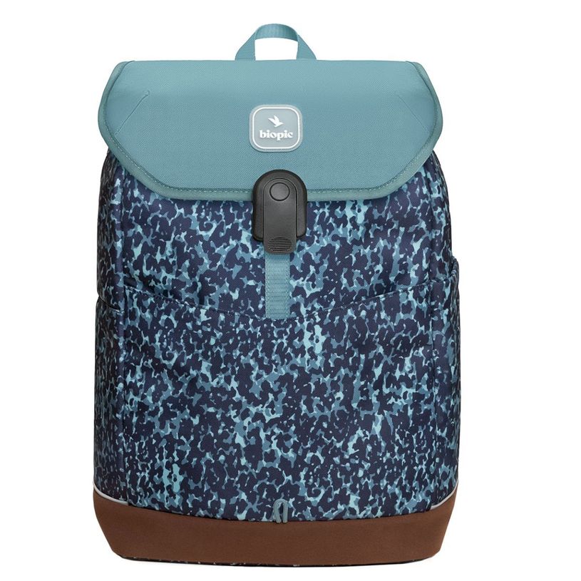 -Sac à dos scolaire Noah - 43,5 cm - 1 compartiment - camo - Biopic--0