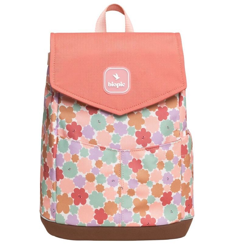 0404052342215-Sac baby scolaire Lola - 29 cm - 1 compartiment - flower power - Biopic--0