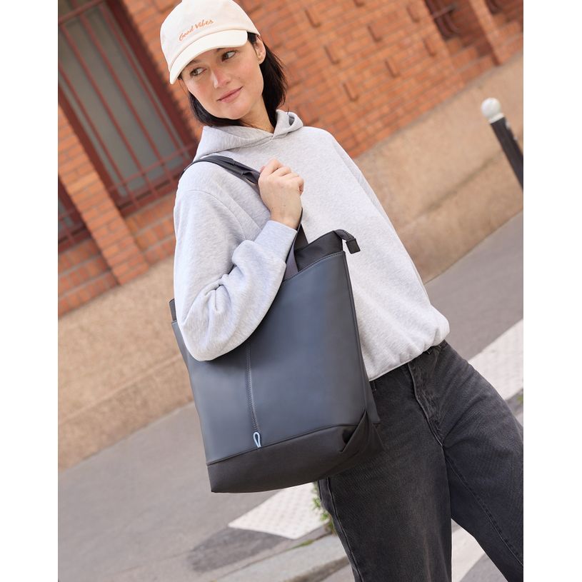 0404052342307-Tote bag Ines - 42,5 cm - 1 compartiment - noir - Biopic--8