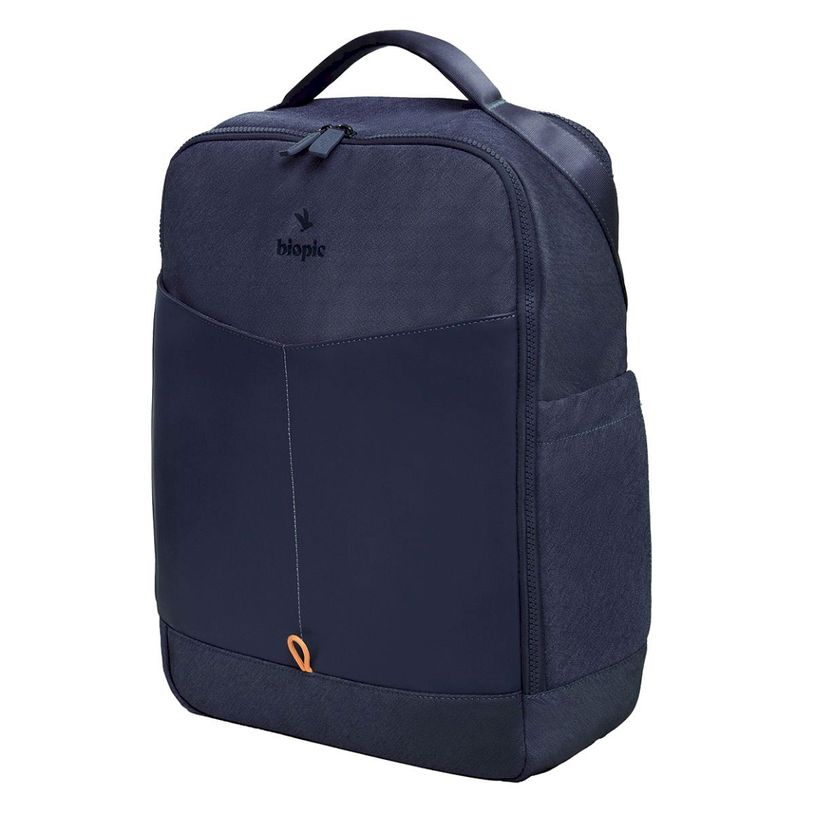 -Sac à dos Tom - 44 cm - 1 compartiment - marine - Biopic--1