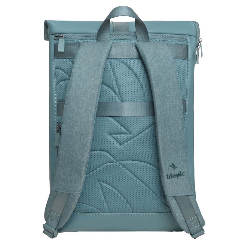 -Roll Top Antoine - 45 cm - 1 compartiment - ciel - Biopic--2