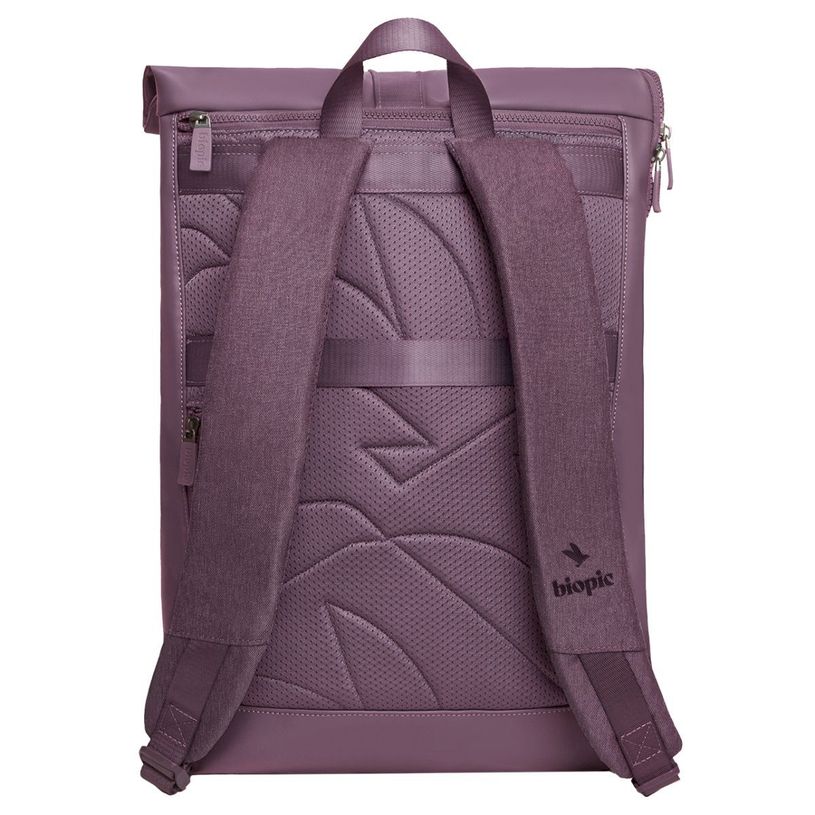 -Roll Top Antoine - 45 cm - 1 compartiment - raisin - Biopic--2