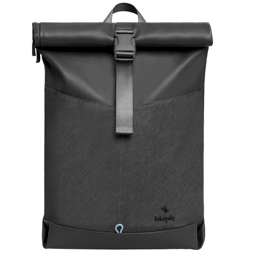 0404052342390-Roll Top Antoine - 45 cm - 1 compartiment - noir - Biopic--0