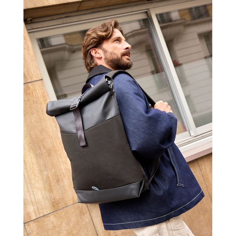 0404052342390-Roll Top Antoine - 45 cm - 1 compartiment - noir - Biopic--6