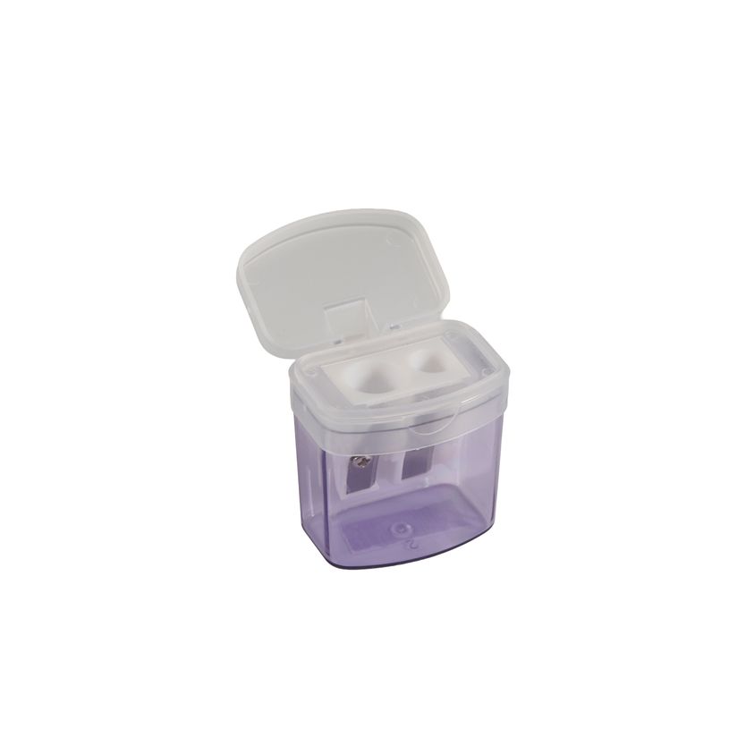 3539012005422-Les Prix Mini - taille-crayon 2 trous + reservoir - disponible dans différentes couleurs--3