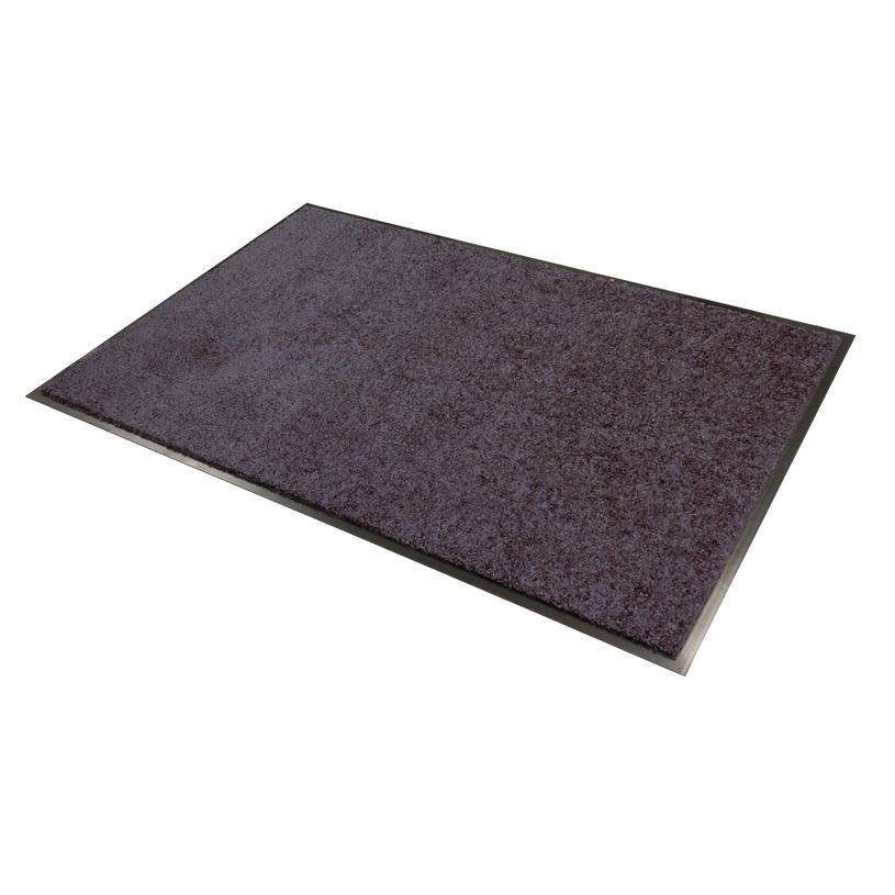 3120901037251-Tapis de sol RAINY - 60x90 - en polyamide et pvc - anthracite--0