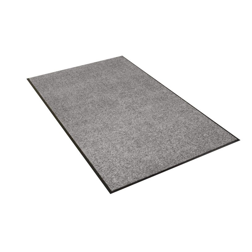 3120901037329-Tapis de sol RAINY - 90x150 - en polyamide et pvc - anthracite--0