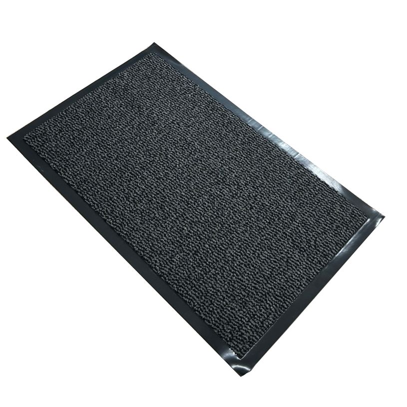 3304991820553-Tapis paillasson Suez - 40 x 90 cm - noir--0