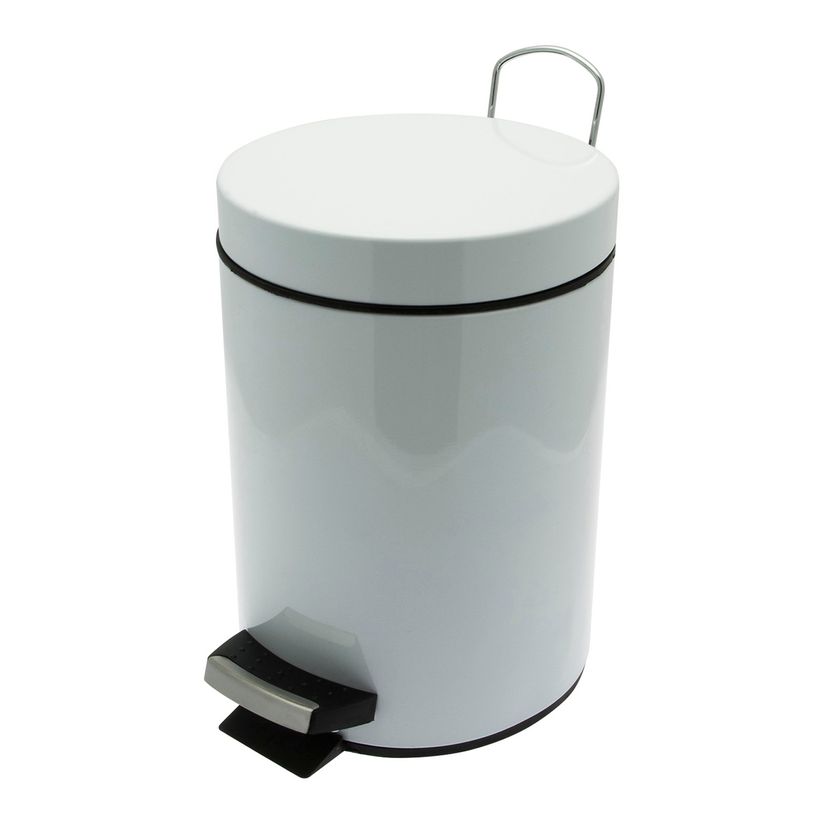 3304993500019-Frandis - Poubelle de salle de bain - 3L - blanc--0