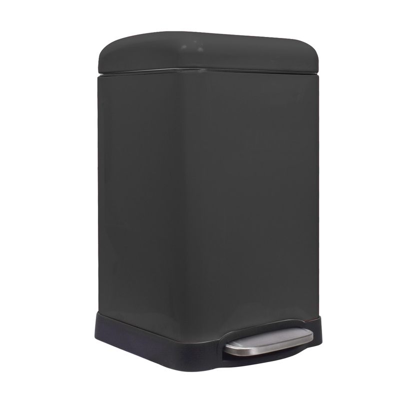 3304993541463-Frandis - Poubelle Urban - carrée - 20L - noir--0