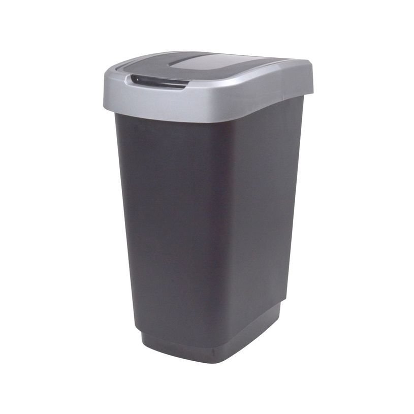 3304993562994-Frandis - Poubelle couvercle à bascule - 25L--0