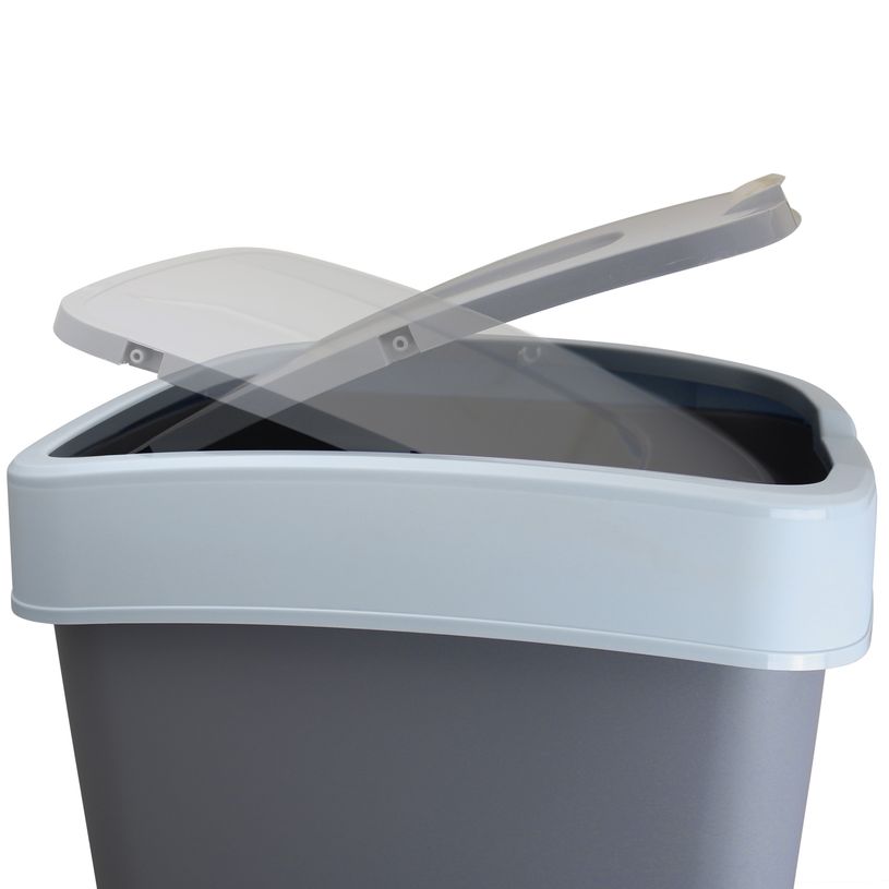 3304993562994-Frandis - Poubelle couvercle à bascule - 25L--1