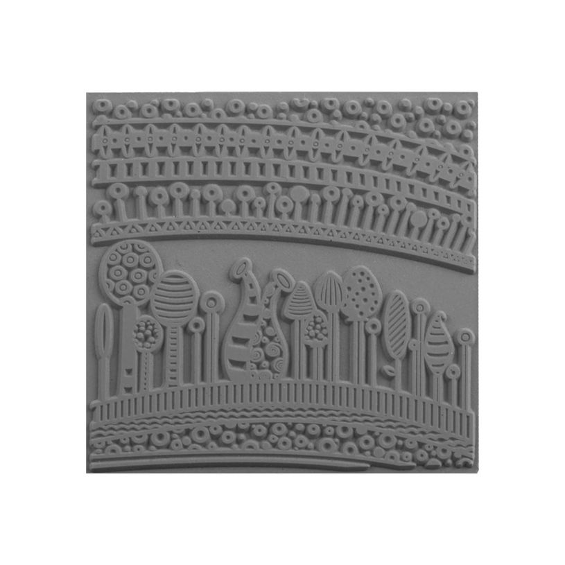 5411711452203-Cernit - Plaque de gaufrage - carré - harmony - 9 x 9 cm - gris - vulcanized rubber-P_405234087_1-0