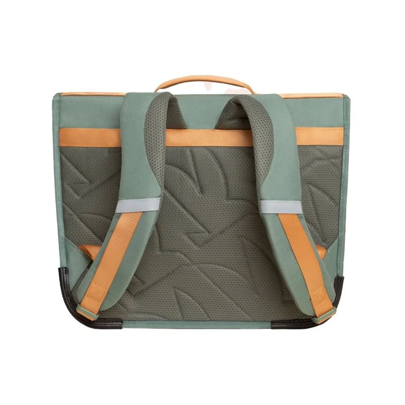 -Cartable scolaire Léo - 38 cm - 2 compartiments - kaki - Biopic-P_405234213_13-11