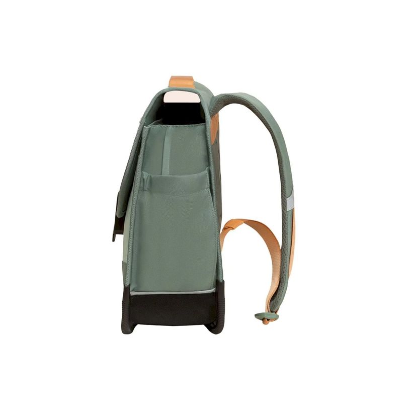 -Cartable scolaire Léo - 38 cm - 2 compartiments - kaki - Biopic-P_405234213_14-16