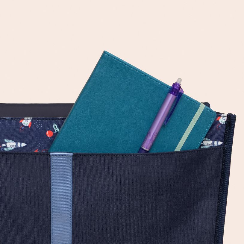 -Cartable scolaire Léo - 38 cm - 2 compartiments - galaxy - Biopic-P_405234215_5-4