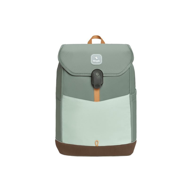-Sac à dos scolaire Noah - 43,5 cm - 1 compartiment - kaki - Biopic-P_405234218_8-10