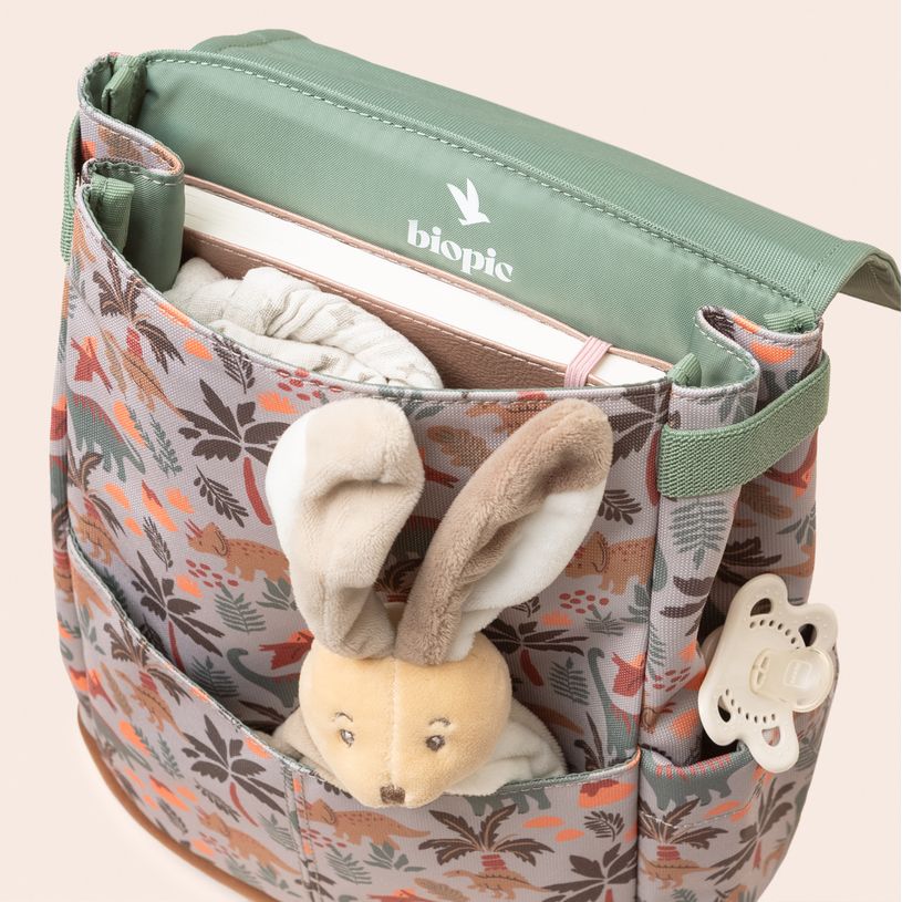 0404052342222-Sac baby scolaire Lola - 29 cm - 1 compartiment - dinosorus - Biopic-P_405234222_4-3