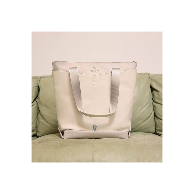 -Tote bag Ines - 42,5 cm - 1 compartiment - lune - Biopic-P_405234227_11-12