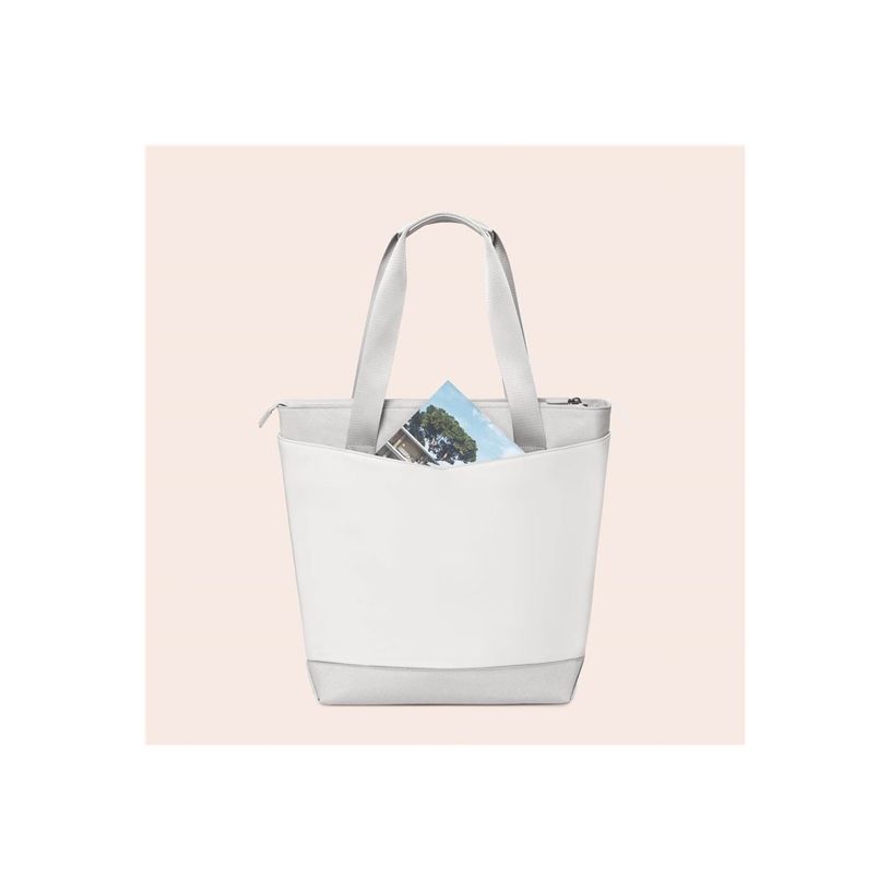 -Tote bag Ines - 42,5 cm - 1 compartiment - lune - Biopic-P_405234227_12-16