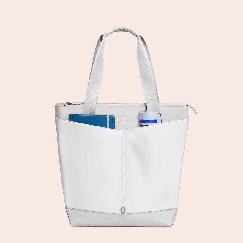 -Tote bag Ines - 42,5 cm - 1 compartiment - lune - Biopic-P_405234227_4-3