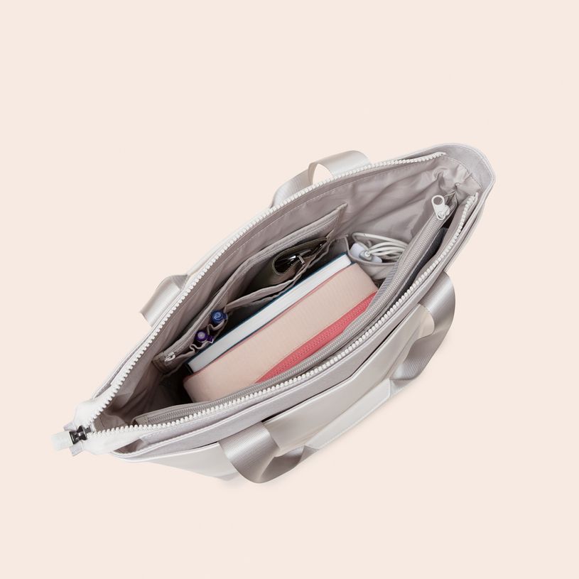 -Tote bag Ines - 42,5 cm - 1 compartiment - lune - Biopic-P_405234227_7-6