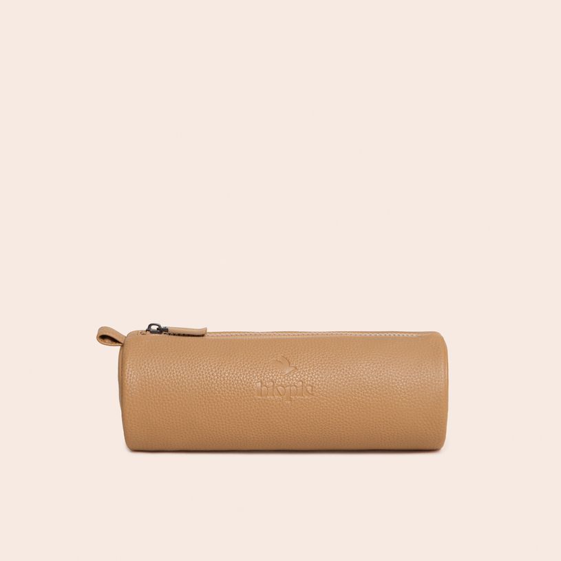 -Biopic - Trousse ronde professionnelle - Maya - camel-P_405234251_1-0
