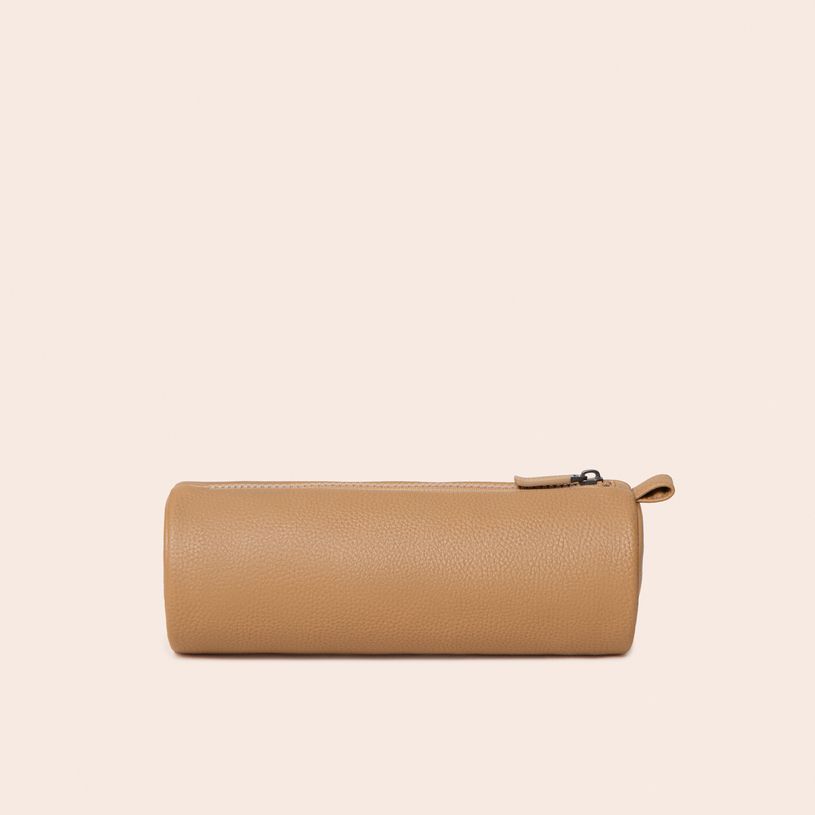 -Biopic - Trousse ronde professionnelle - Maya - camel-P_405234251_2-1