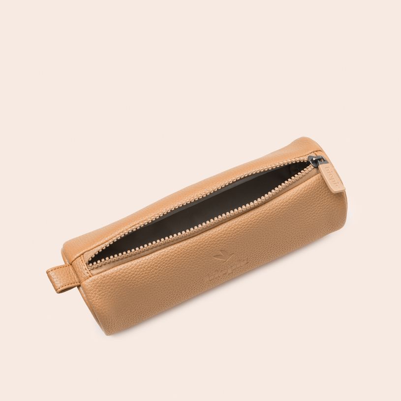 -Biopic - Trousse ronde professionnelle - Maya - camel-P_405234251_5-4