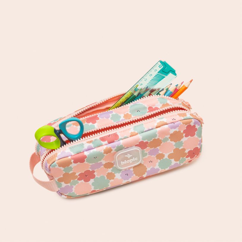-Biopic - Trousse double entrée scolaire - Juliette - flower power-P_405234254_4-3