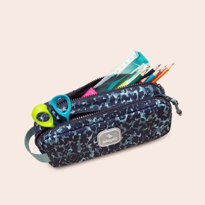 -Biopic - Trousse double entrée scolaire - Juliette - camo-P_405234258_4-3