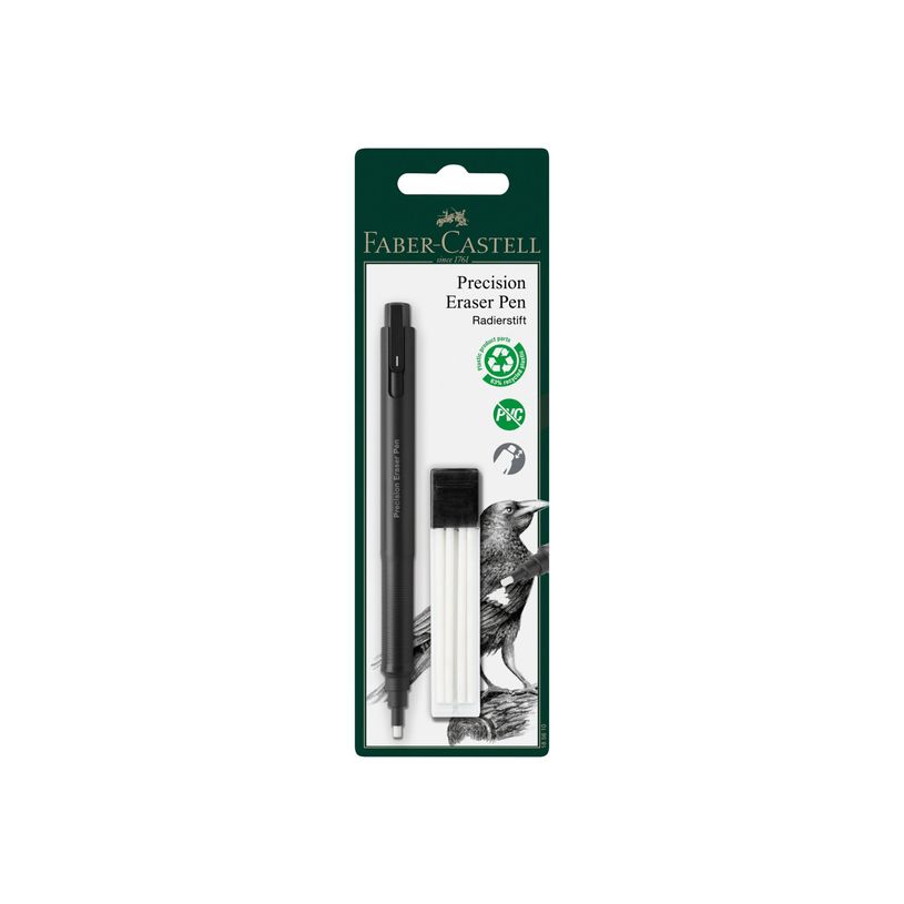 4005401856108-Faber-Castell Precision - Stylo gomme avec recharges-P_405234318_1-0