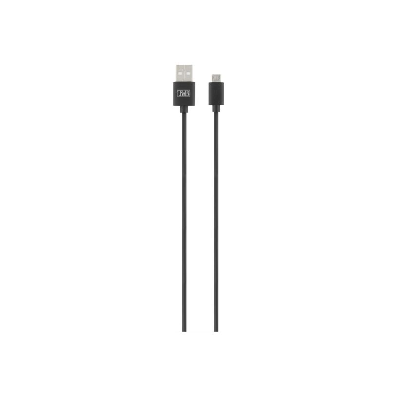 3303170080474-T'nB - Câble USB - Micro-USB de type B (M) pour USB (M) - 2.4 A - 60 cm - noir-P_405234335_4-0